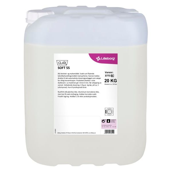Tøymykner Clax Soft 5S 20kg