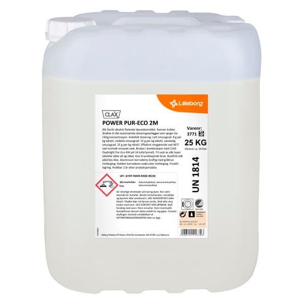 Tøyvask Clax Power Pur-Eco 2M 25kg