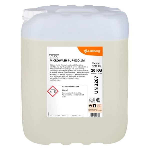 Tøyvask Clax Microwash Pur-Eco 1M 20kg