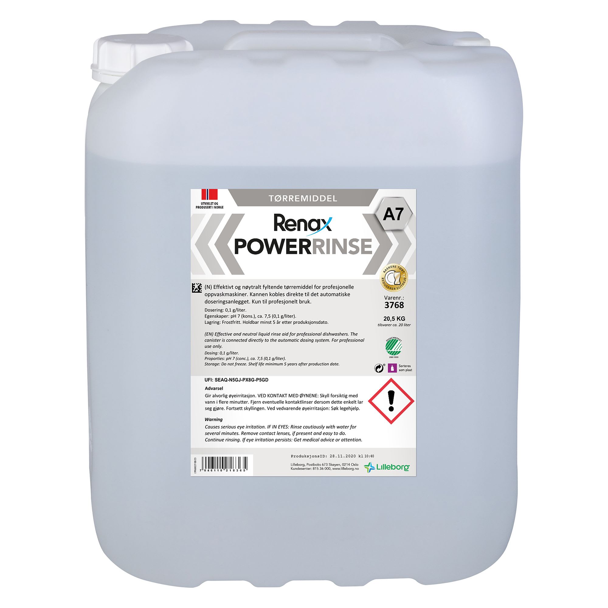 Tørremiddel Renax Power A7 20,5kg