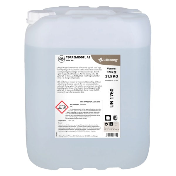 Tørremiddel Suma A8 21,5kg