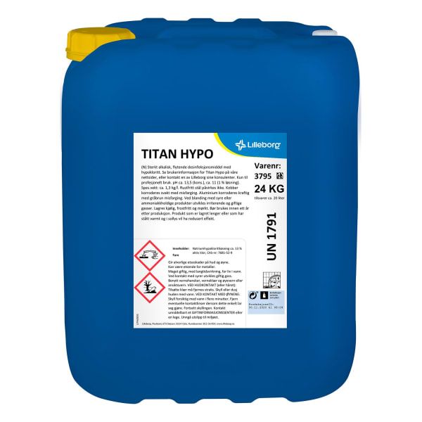 Desinfeksjon Titan Hypo 24kg