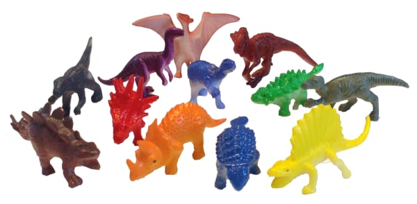 Premier til barn, plast dinosaurer