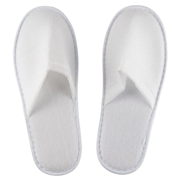 Tøfler engangs hvit nonwoven