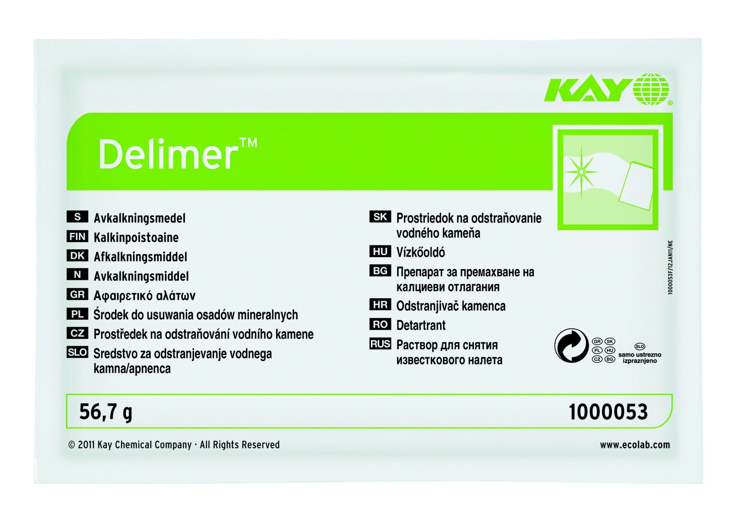 Avkalking KAY Delimer 56,7g