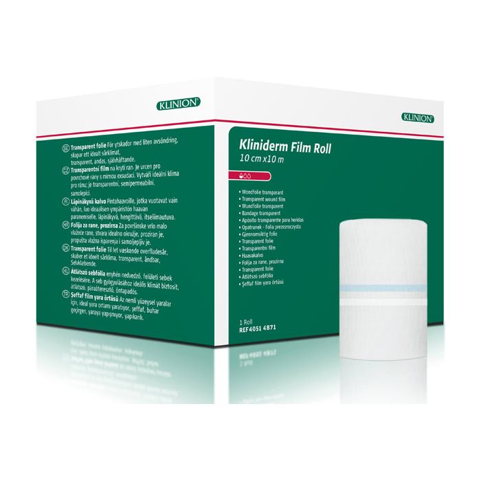 Bandasje Kliniderm Film Rull 10cmx10m