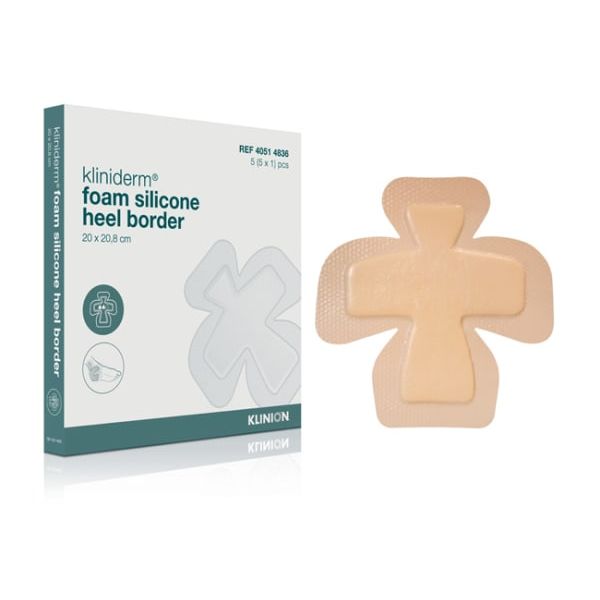 Bandasje skum Kliniderm hæl 20x20cm