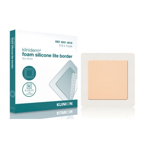 Bandasje skum Kliniderm lite 15x15