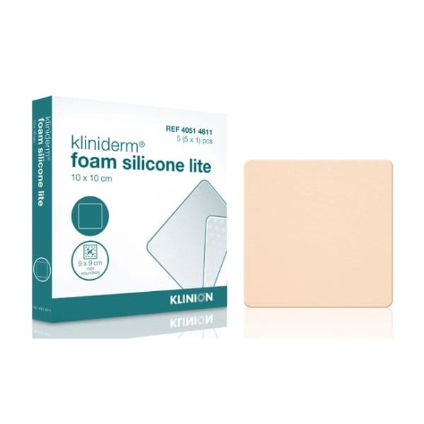Bandasje skum Kliniderm lite 10x10cm