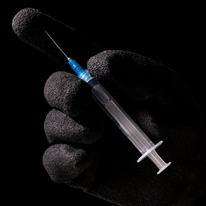 Hanske Nålestikk Latex Sort M