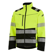 Jakke Softshell Hi-Viz Gul M