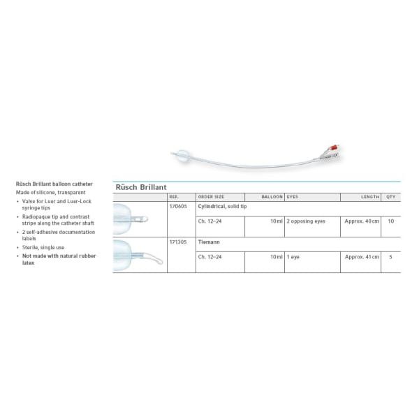 Kateter Aquaflate silikon 40cm CH18