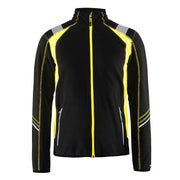 Jakke  Microfleece sort/gul strl.XL