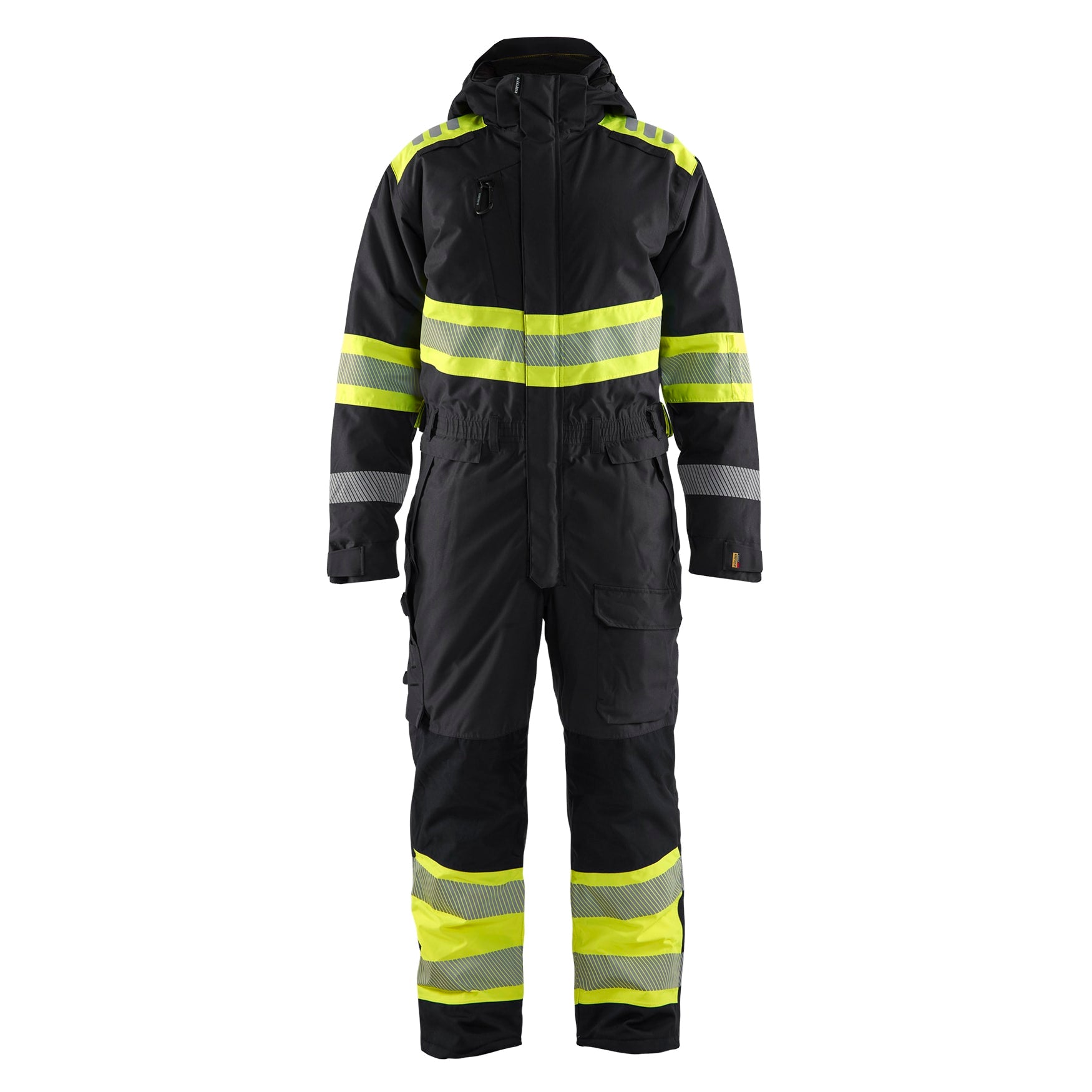 Kjeledress Vinter Kl.1 Sort/Gul strl.2XL