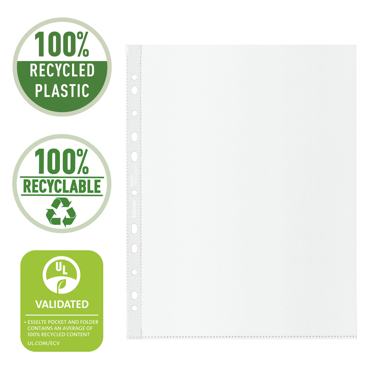 Plastlomme A4 Maxi m/toppåpn Resir 100my