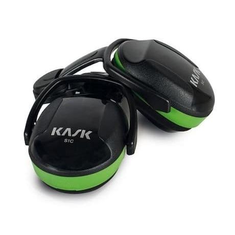 Hørselvern Hjelm Kask SC1 Sort/Grønn