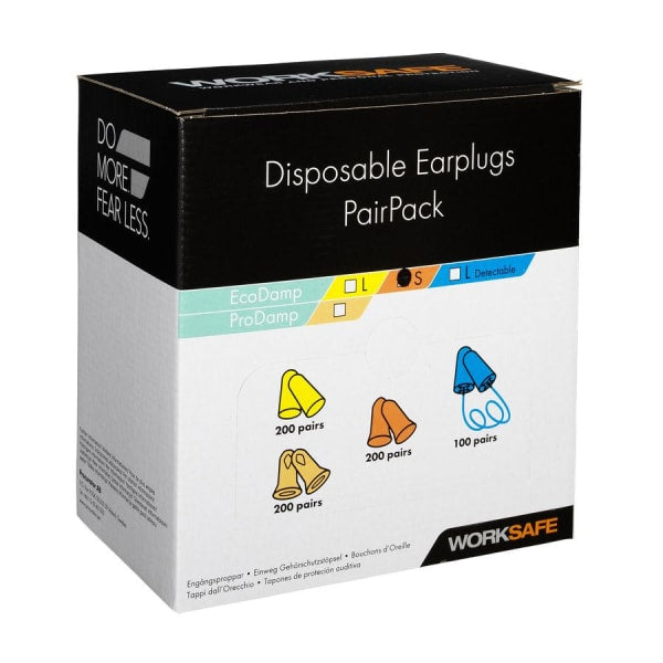 Øreplugger Worksafe EcoDamp L Gul