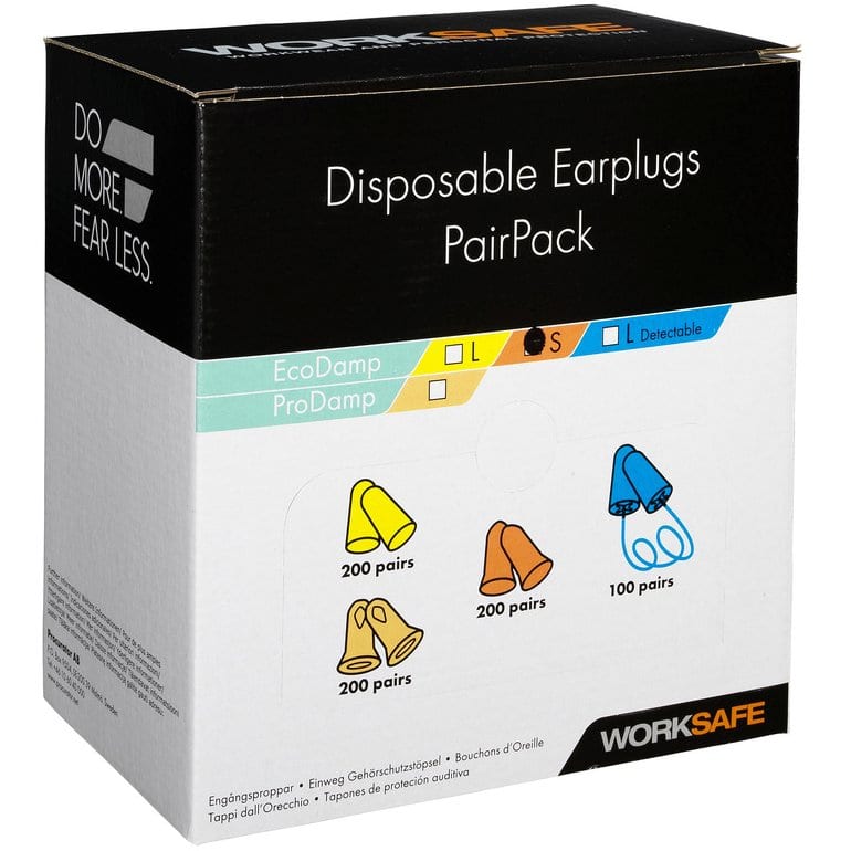 Øreplugger Worksafe EcoDamp L Gul