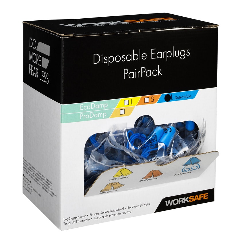 Øreplugger Worksafe EcoDamp L Blå