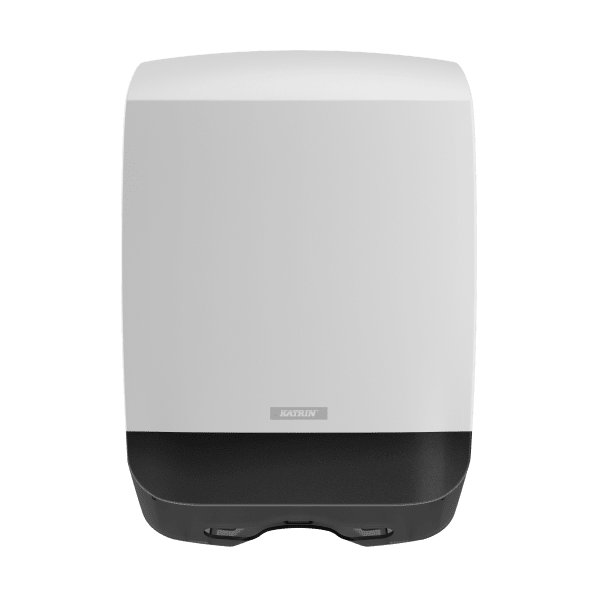 Dispenser håndtørk Katrin M hvit plast