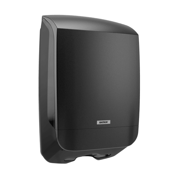 Dispenser håndtørk Katrin M sort plast