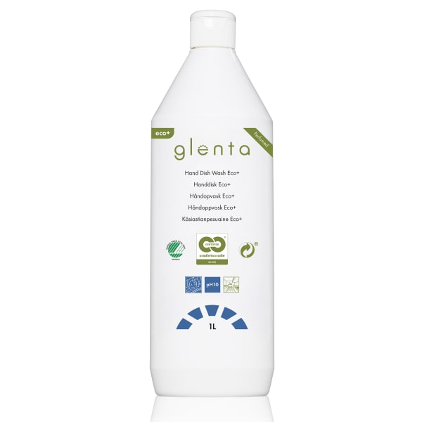 Oppvask hånd GLENTA Eco+ parfymert 1l