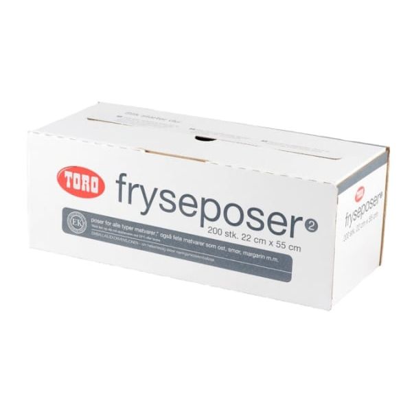 Fryseposer 22x55cm 30my klar