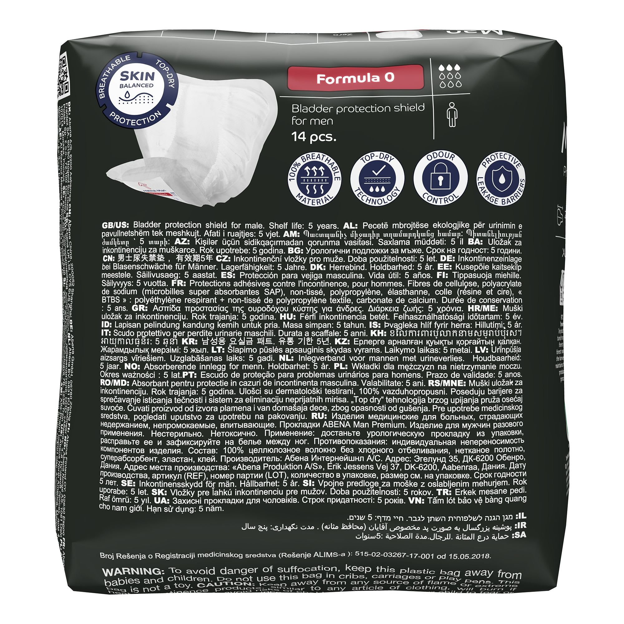 Bleie Abena Man Formula 0, Premium
