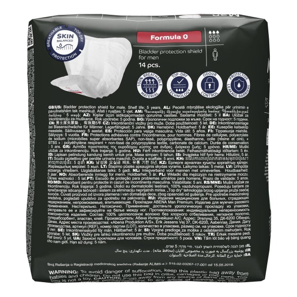 Bleie Abena Man Formula 0, Premium