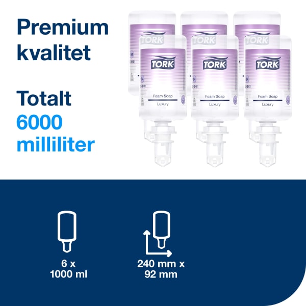 Skumsåpe Tork S4 Luxury 1l