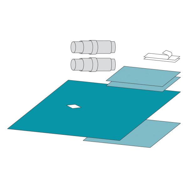 Oppdekking tannkirurgi sett