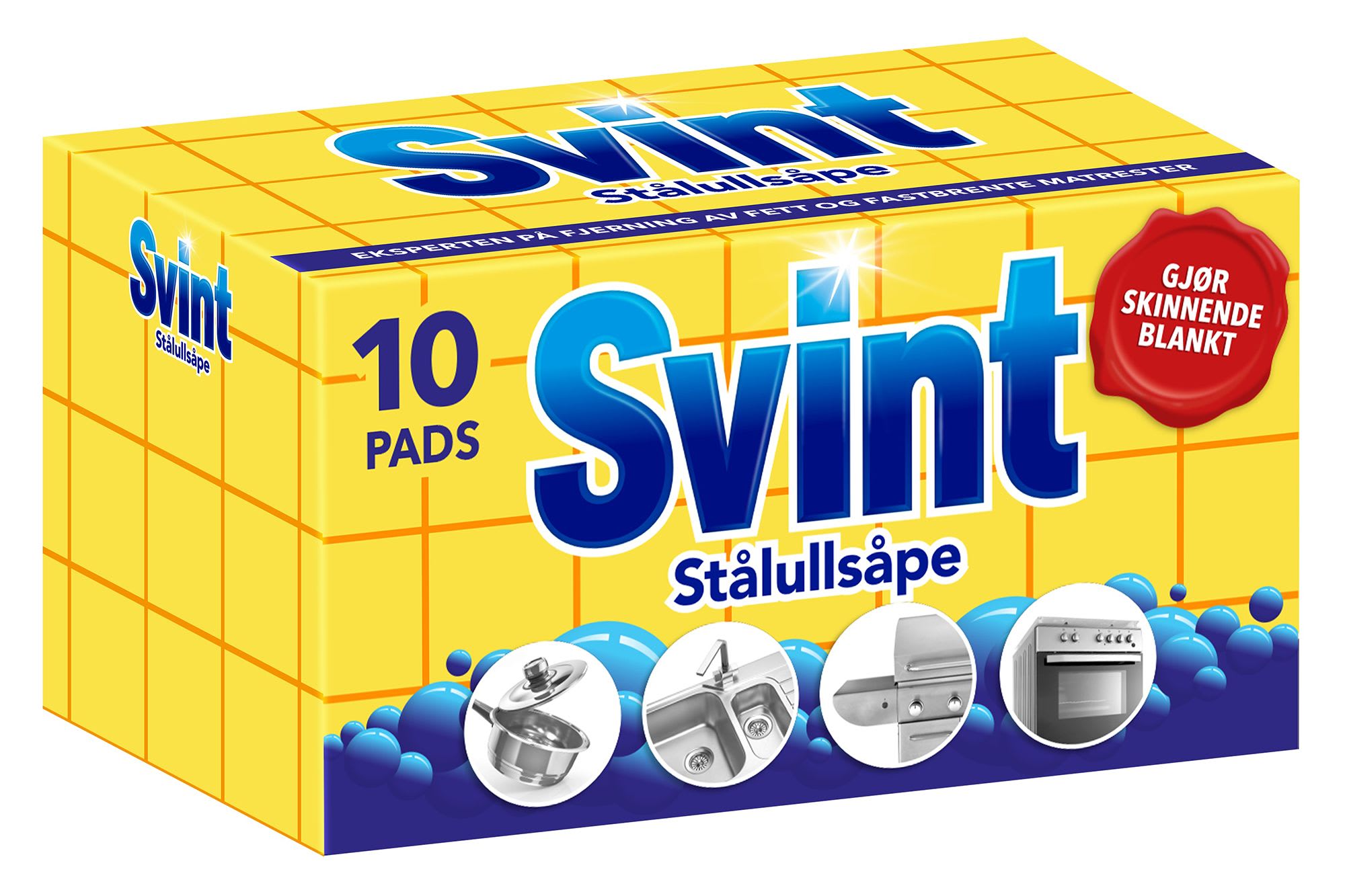 Stålull Svint pads (10)