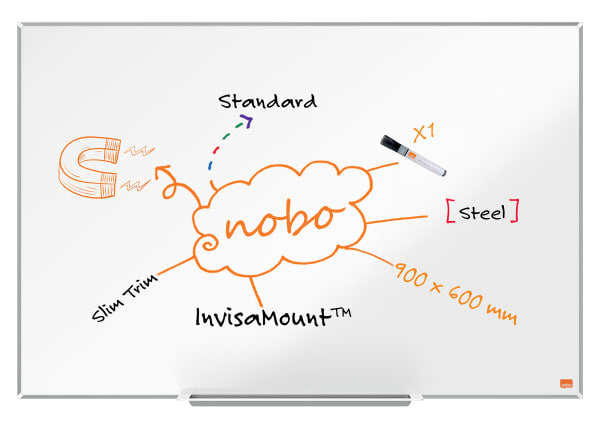 Whiteboard Impression Pro Lakk 90x60cm