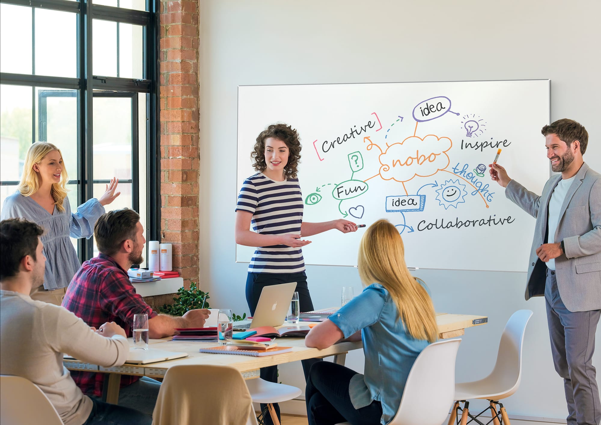 Whiteboard Impression Pro Emaljert 60x45