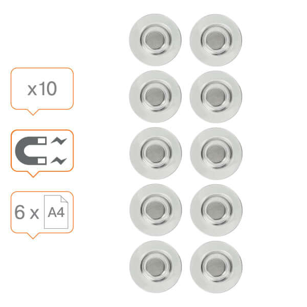 Magnet Glasstavle Nobo Klar