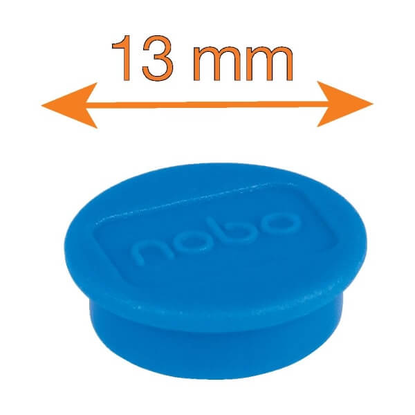 Magnet WB Nobo 13mm Assortert
