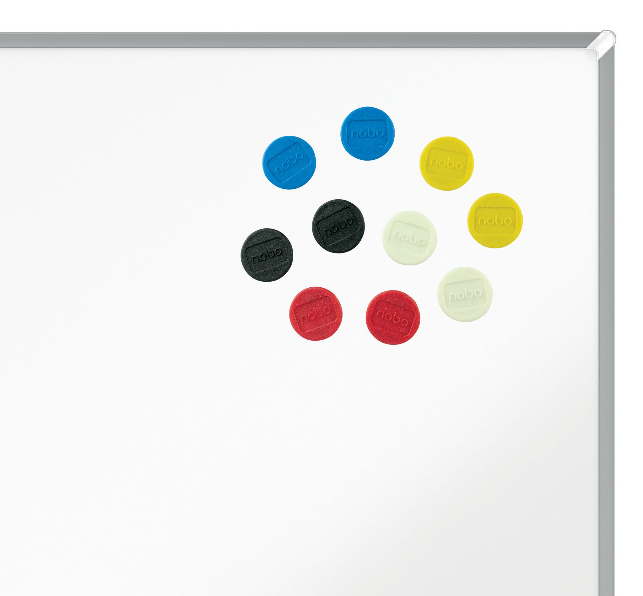 Magnet WB Nobo 13mm Assortert