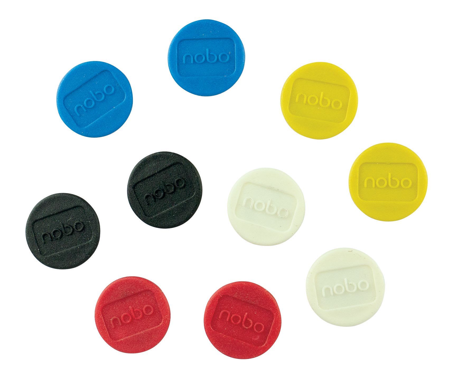 Magnet WB Nobo 13mm Assortert