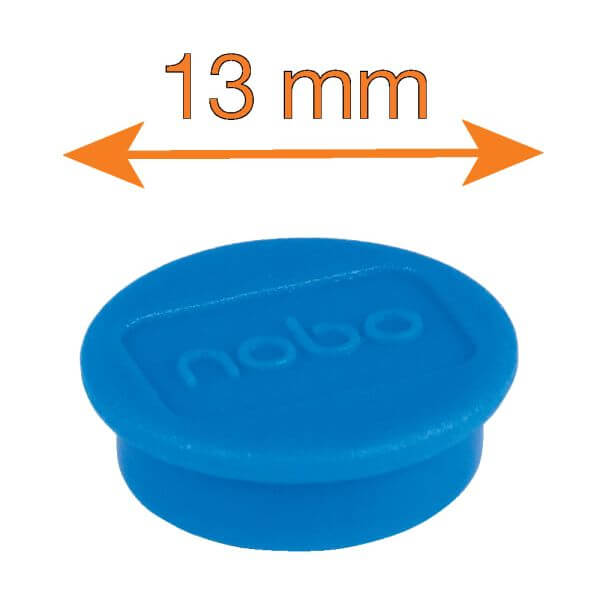 Magnet WB Nobo 13mm Blå