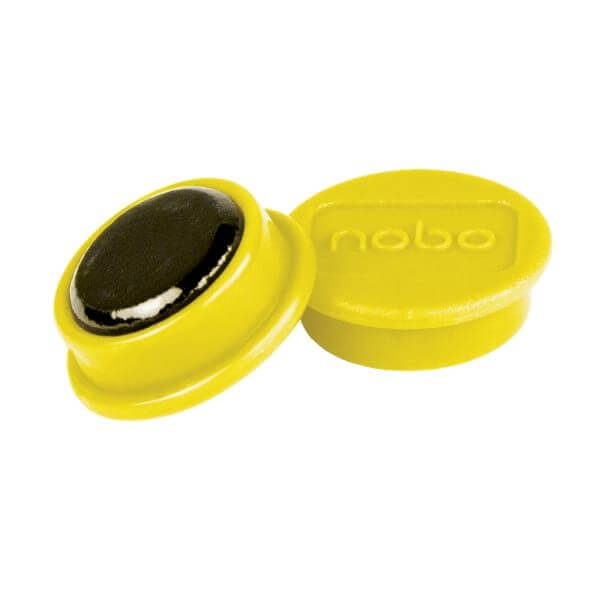Magnet WB Nobo 13mm Gul