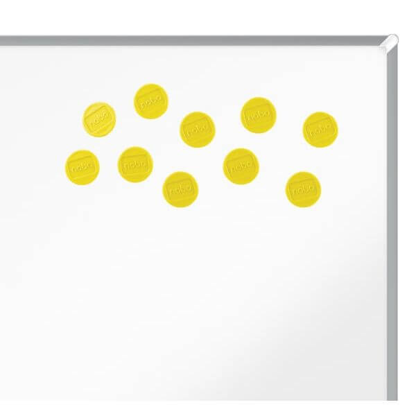 Magnet WB Nobo 13mm Gul