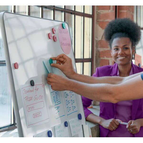 Magnet WB Nobo 13mm Hvit