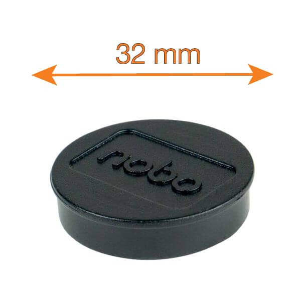 Magnet WB Nobo 32mm Sort