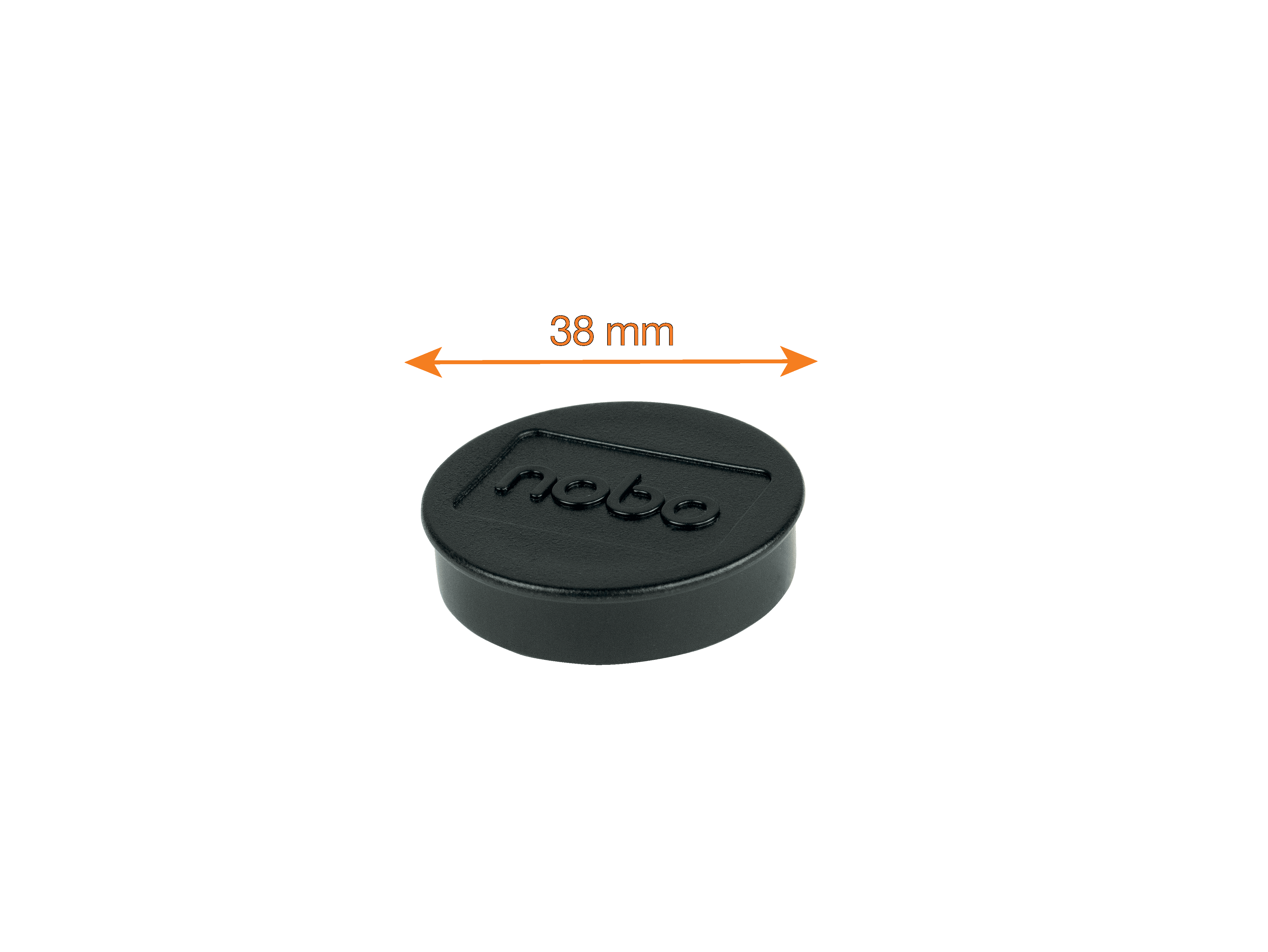 Magnet WB Nobo 2,5kg 38mm Sort