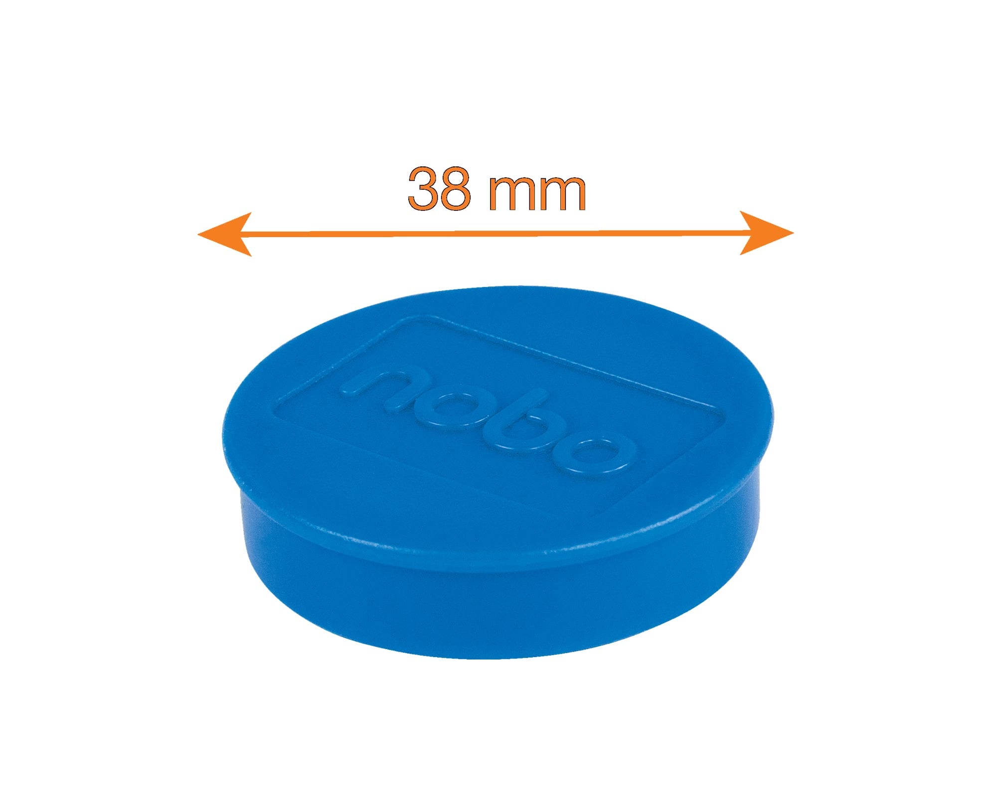 Magnet WB Nobo 2,5kg 38mm Assortert