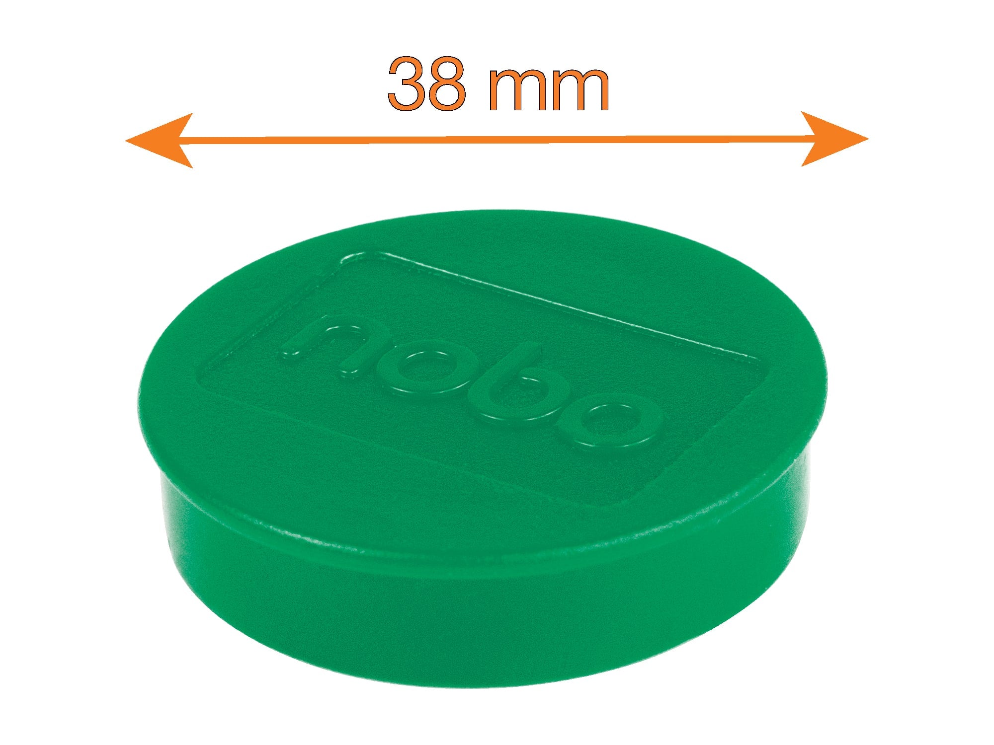 Magnet WB Nobo 2,5kg 38mm Grønn