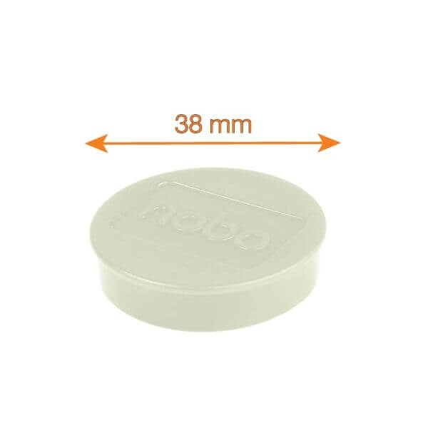 Magnet WB Nobo 2,5kg 38mm Hvit