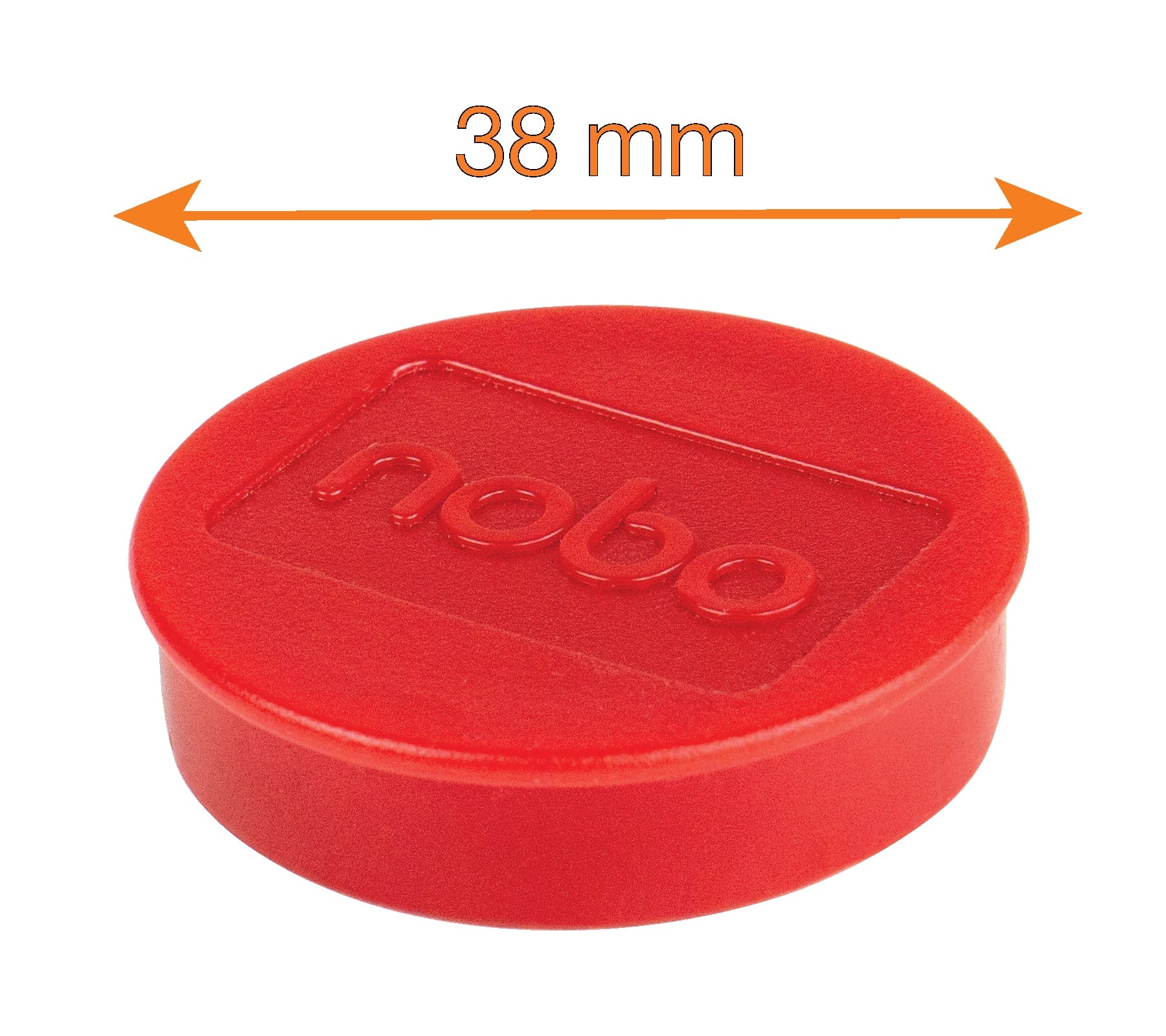 Magnet WB Nobo 2,5kg 38mm Rød