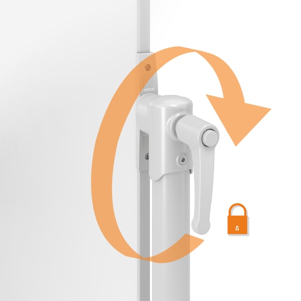 Whiteboard Mobile Nobo Emaljert 120x90cm