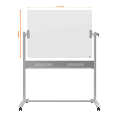 Whiteboard Mobile Nobo Glass 120x90cm